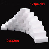 100pcs Magic Melamine Sponge Cleaner for Kitchen & Bathroom